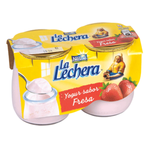 Yogur enriquecido fresa La Lechera Nestlé