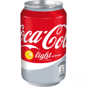 Coca-Cola light al limón