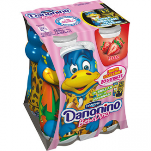 Danonino Bebedino petit líquido sabor fresa Danone