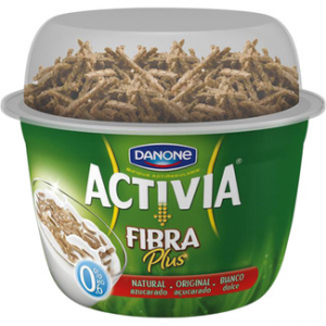Yogur Activia Fibra Plus natural 0,9% M.G con cereales Danone