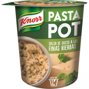 Espirales con salsa de queso a las finas hierbas Pasta Pot Knorr