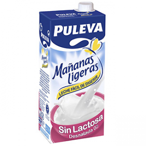 Leche sin lactosa - Puleva Mañanas Ligeras fácil de digerir.