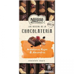 Chocolate negro con almendras y arándanos rojos Nestlé