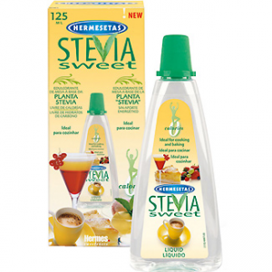 Edulcorante liquido de la planta de stevia Hermesetas