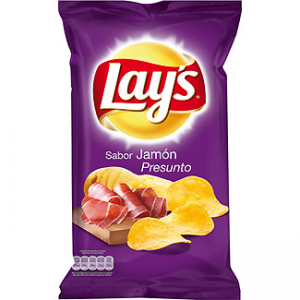 Patatas fritas sabor jamón Lay's