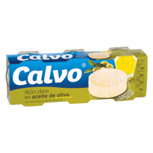 Atún claro en aceite de oliva Calvo