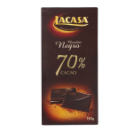 Chocolate negro 70 % cacao Lacasa