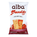 Bocadito de pan jamón y tomate Alba