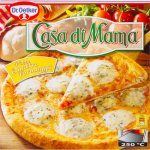 Pizza Casa di Mama Quattro Formaggi Dr Oetker mozzarella edam emmental y azul