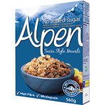 Muesli sin azúcar añadido Alpen